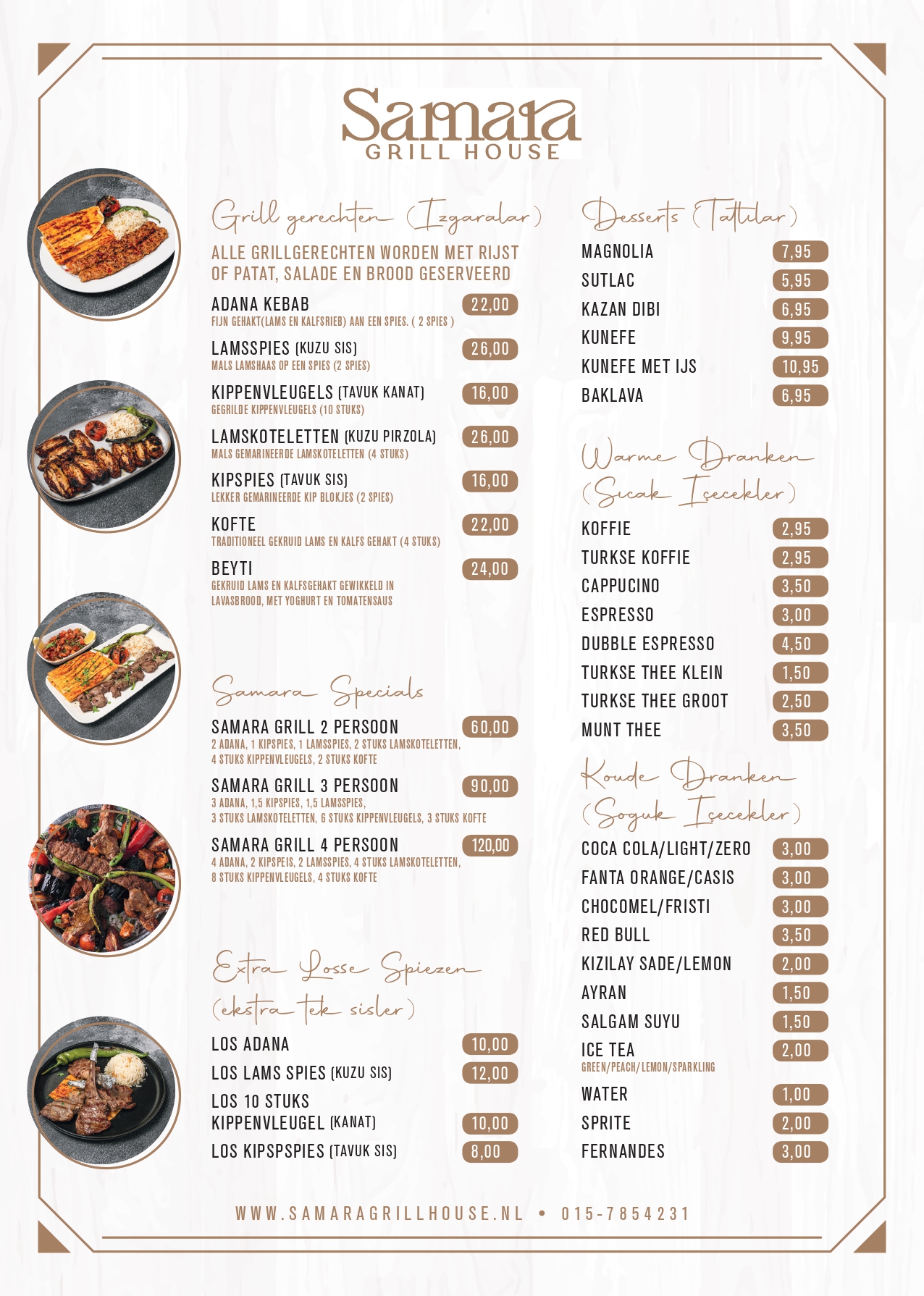 Menu pagina 2